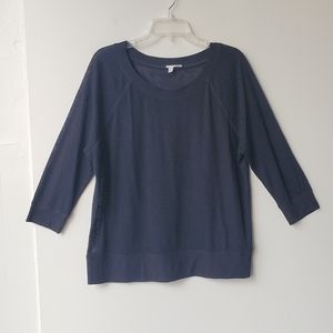 Halogen Semi Sheer Top